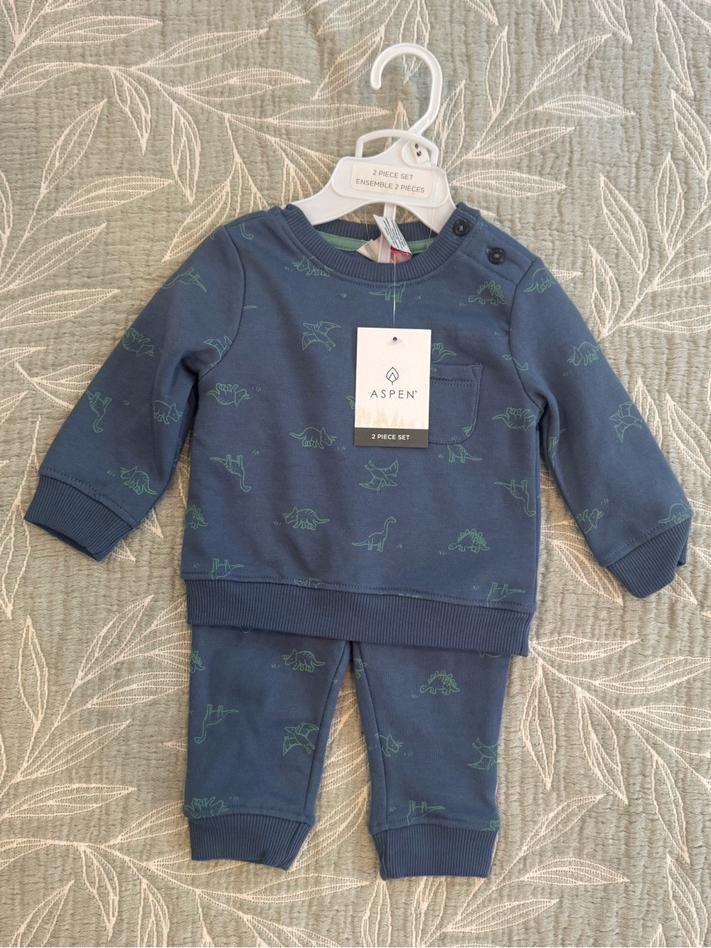 Aspen Navy Blue Kids Matching Set - 2 Piece
